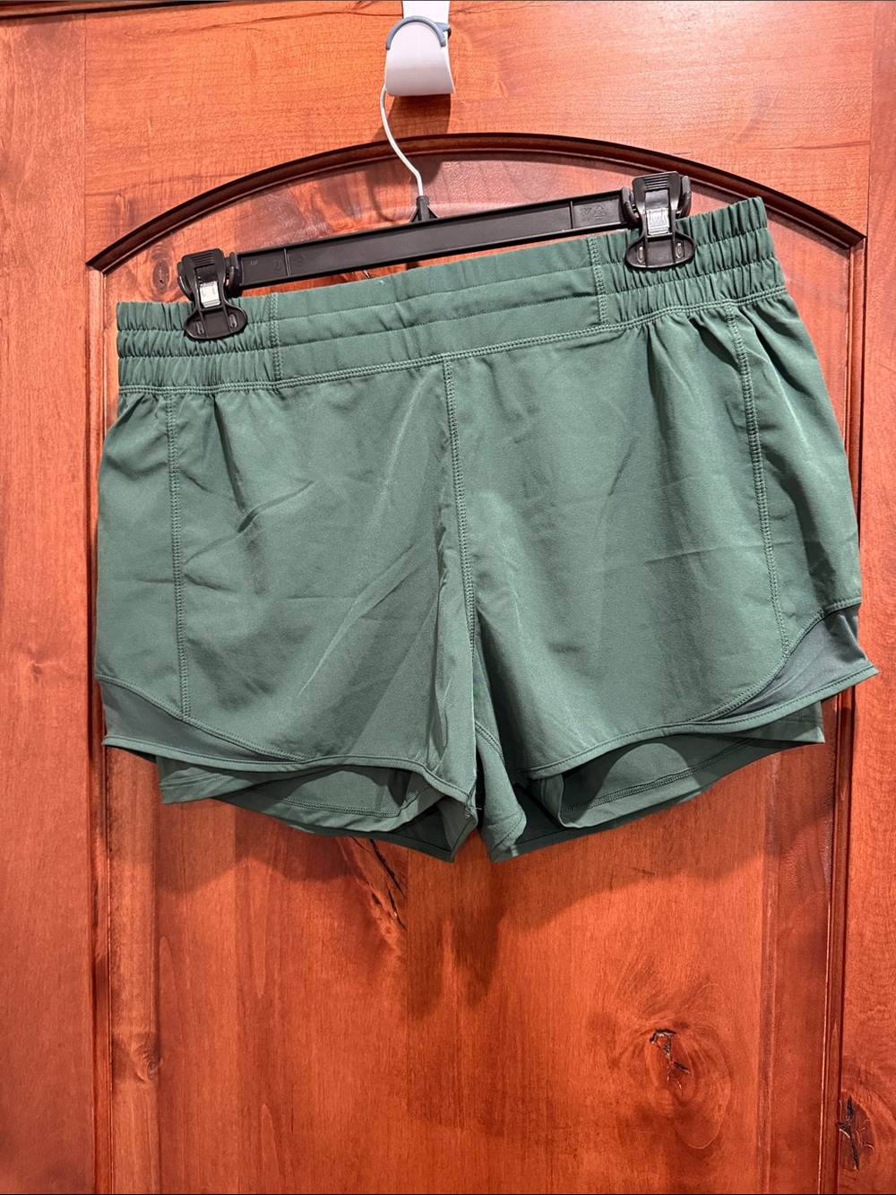 Mondetta Olive Green Women's Athletic Shorts